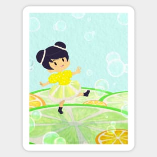 Fizzy Citrus Sticker